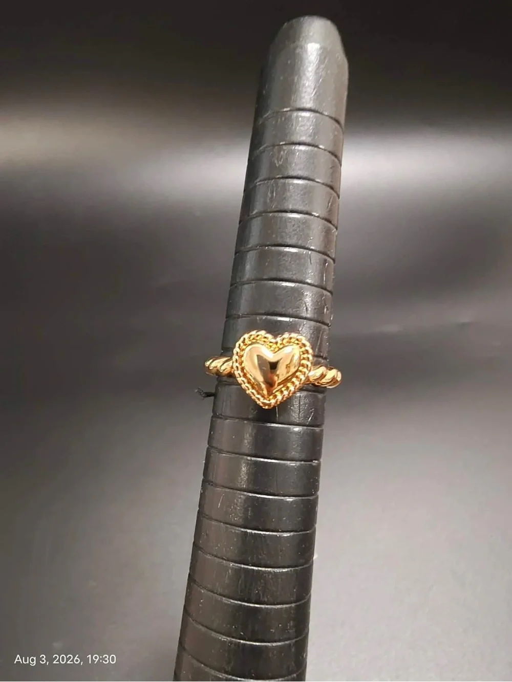 NWOT Kate spade Gold Heart Ring Size 5